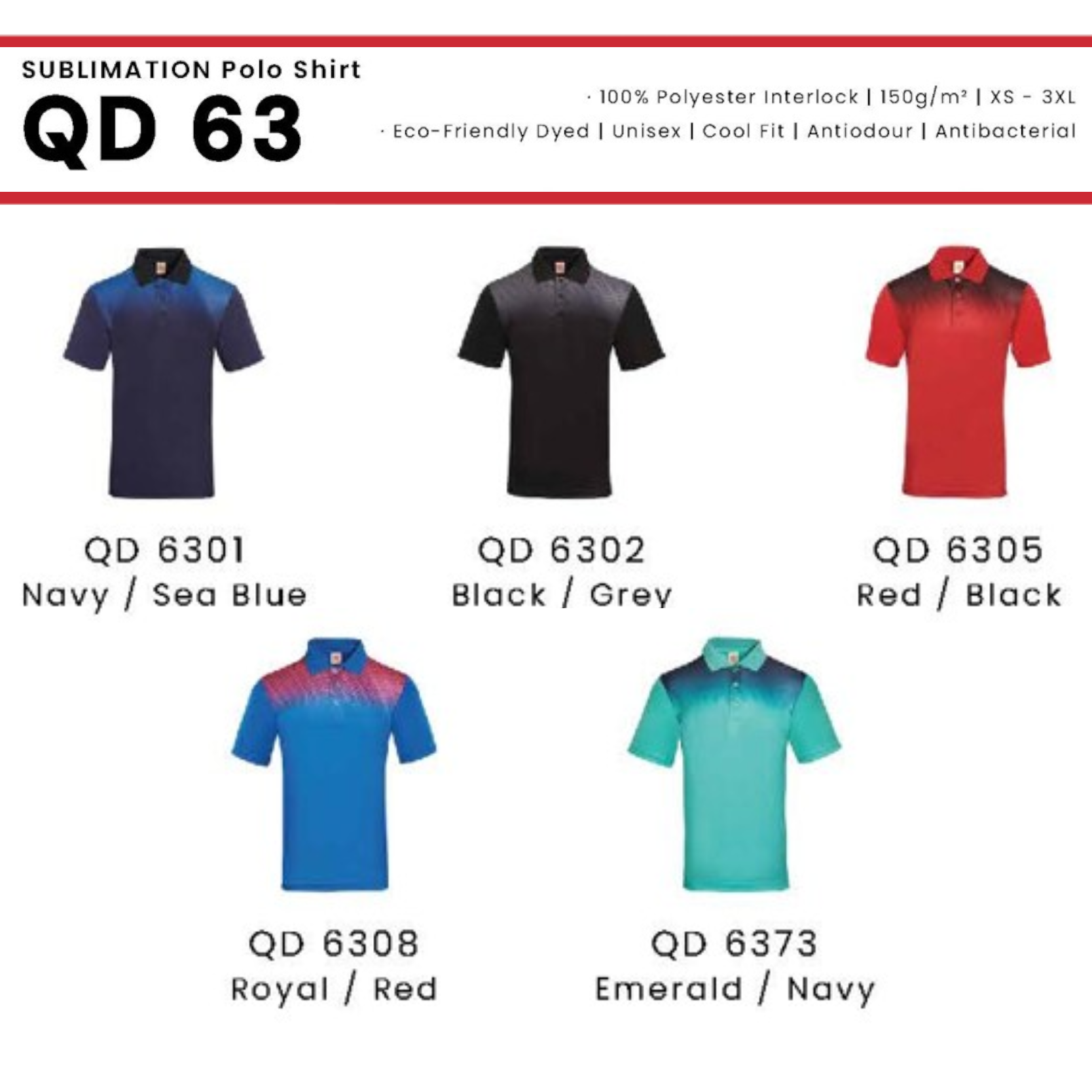 QD 63 SUBLIMATION T-Shirt