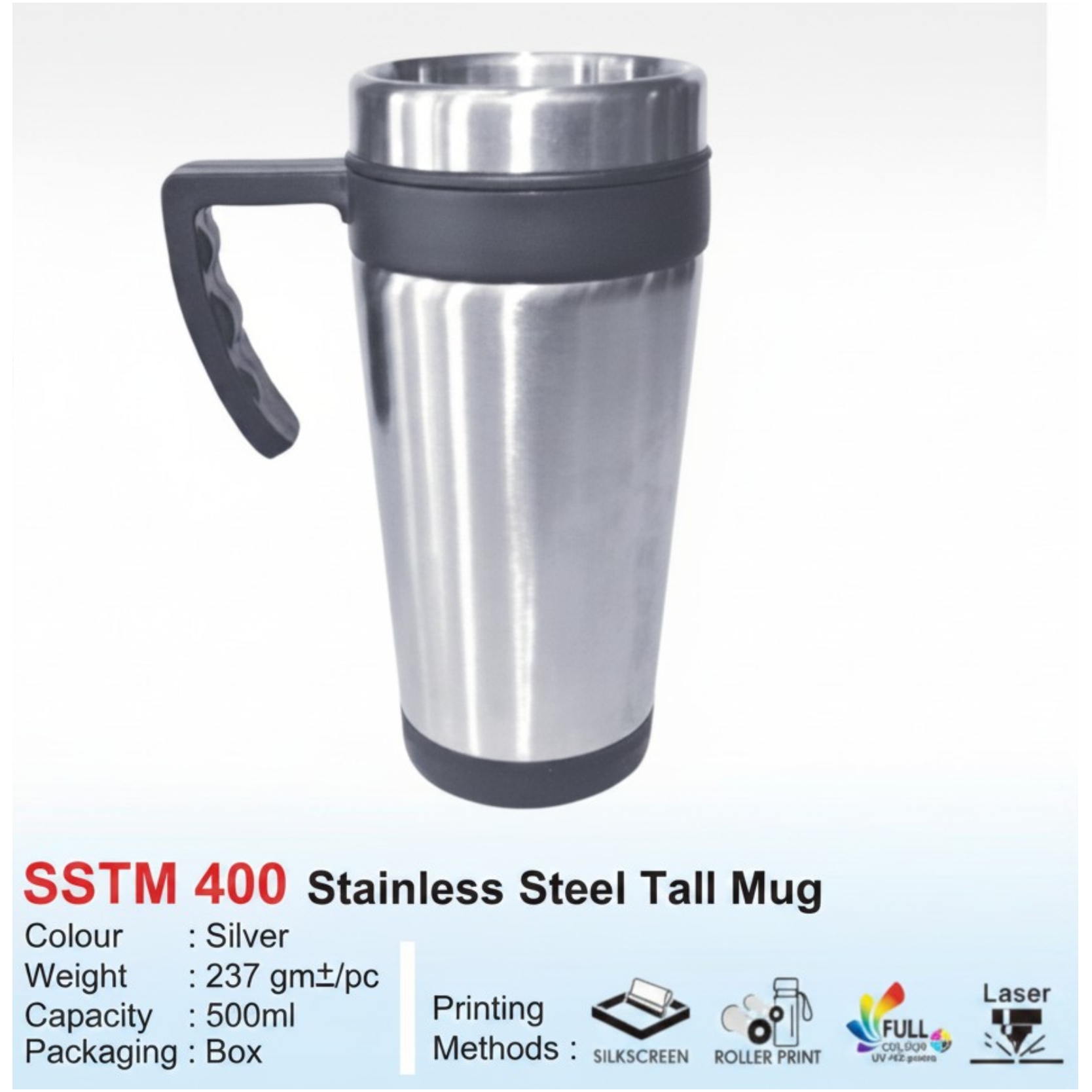 SSTM 400 Stainless Steel Tall Mug