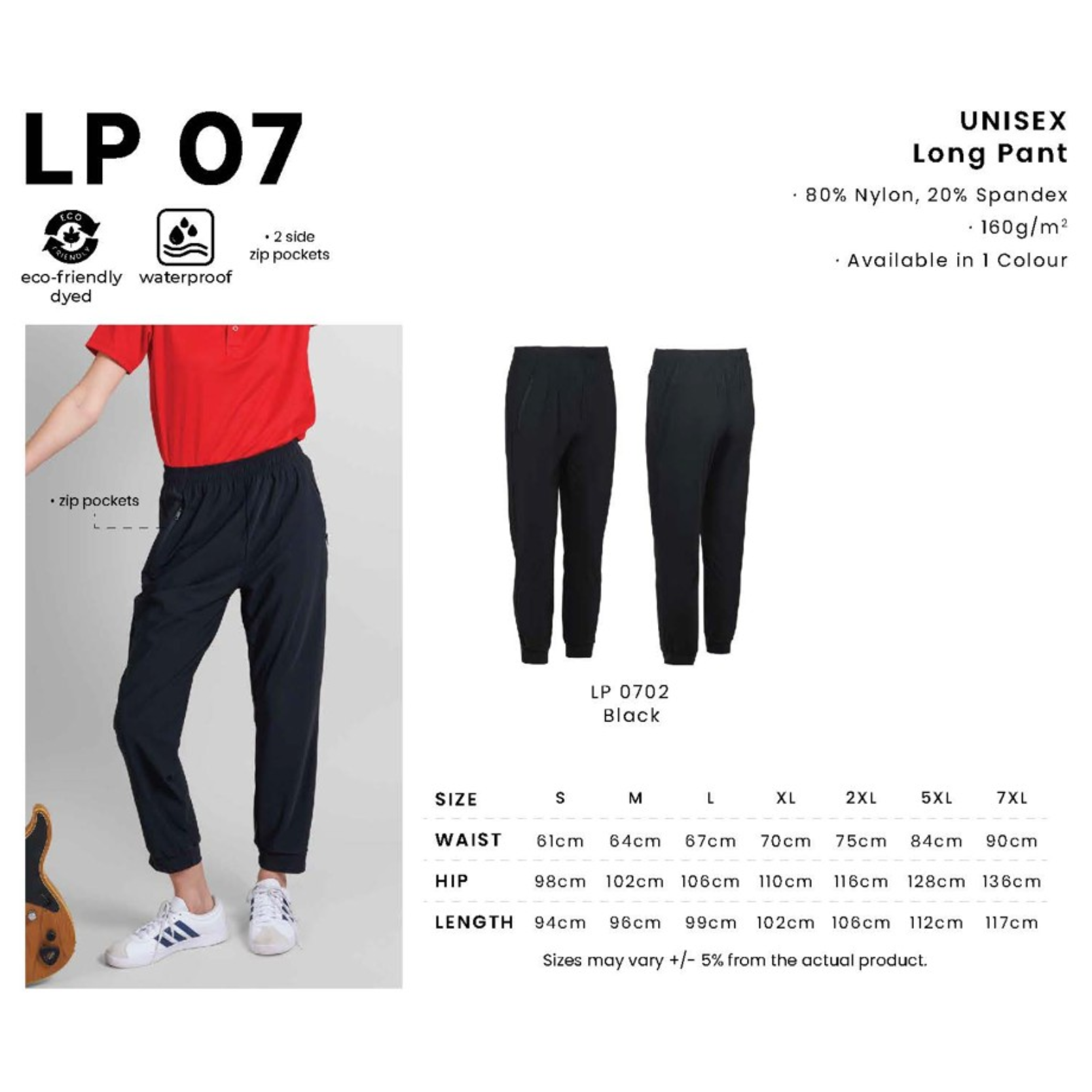 LP 07 UNISEX Long Pant