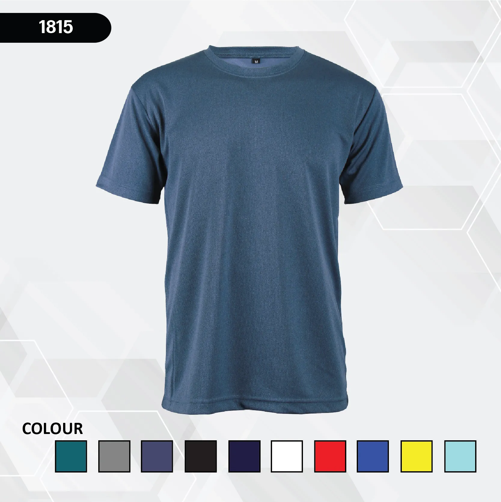 ENZO CODE 1815 PLAIN QUICK DRY ROUNDNECK