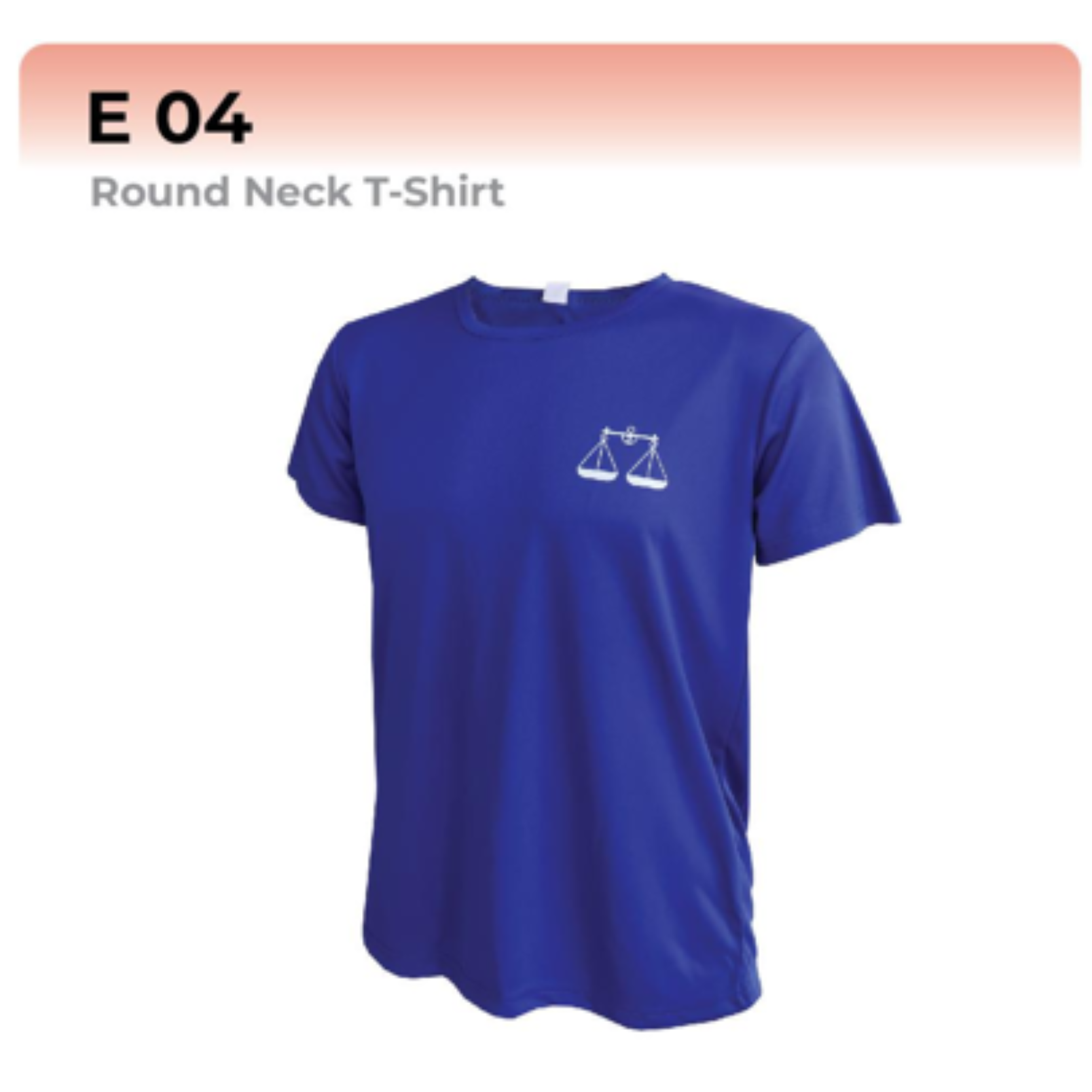 E 04 Round Neck T-Shirt