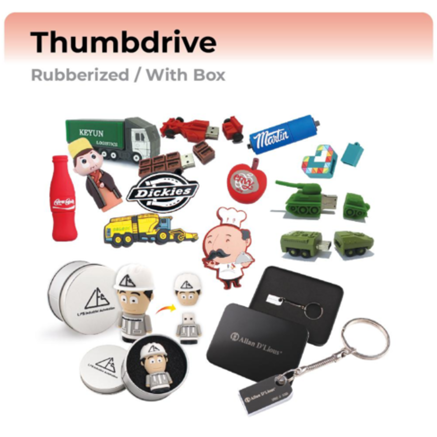Thumbdrive (Rubberized with box)