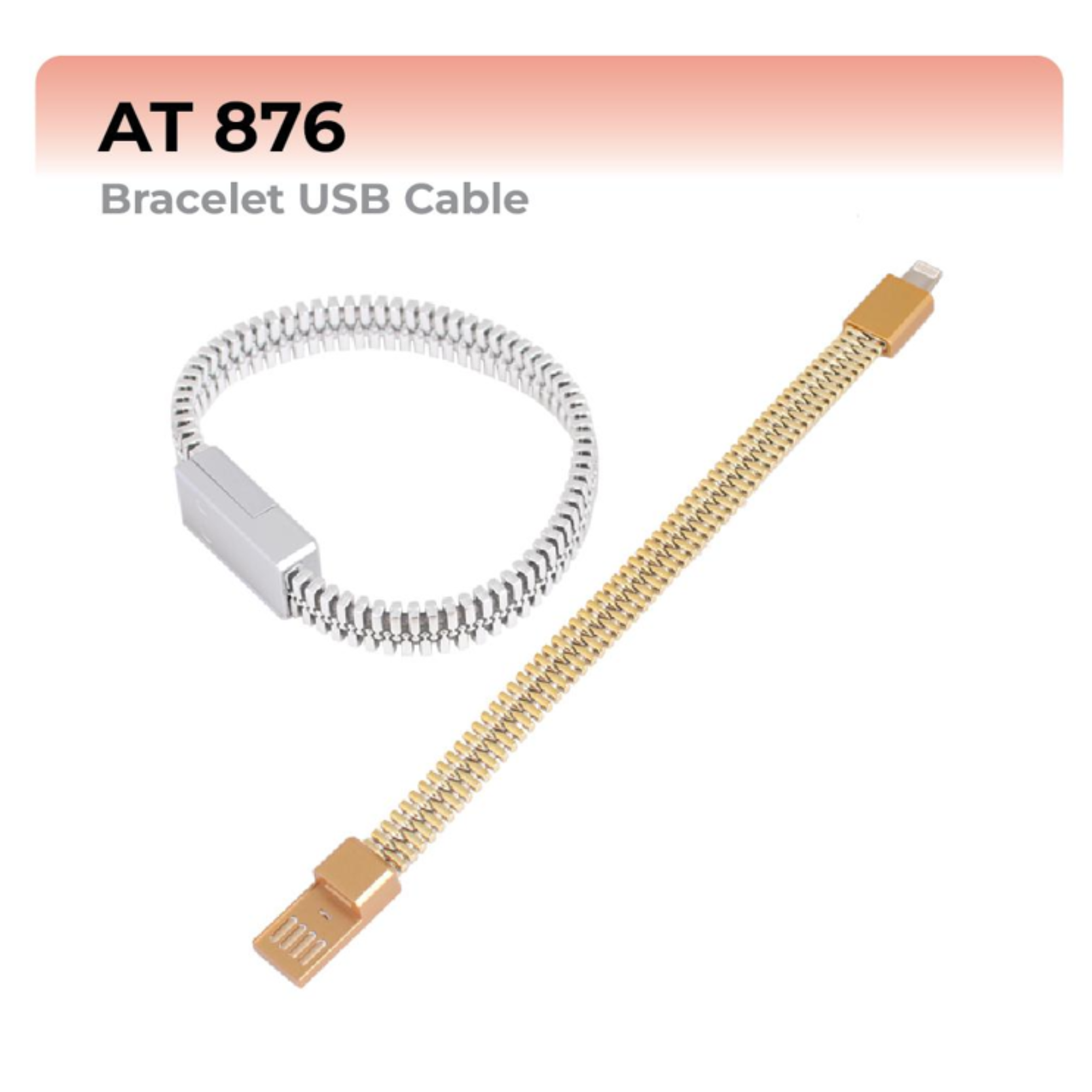 AT 876 Bracelet USB Cable