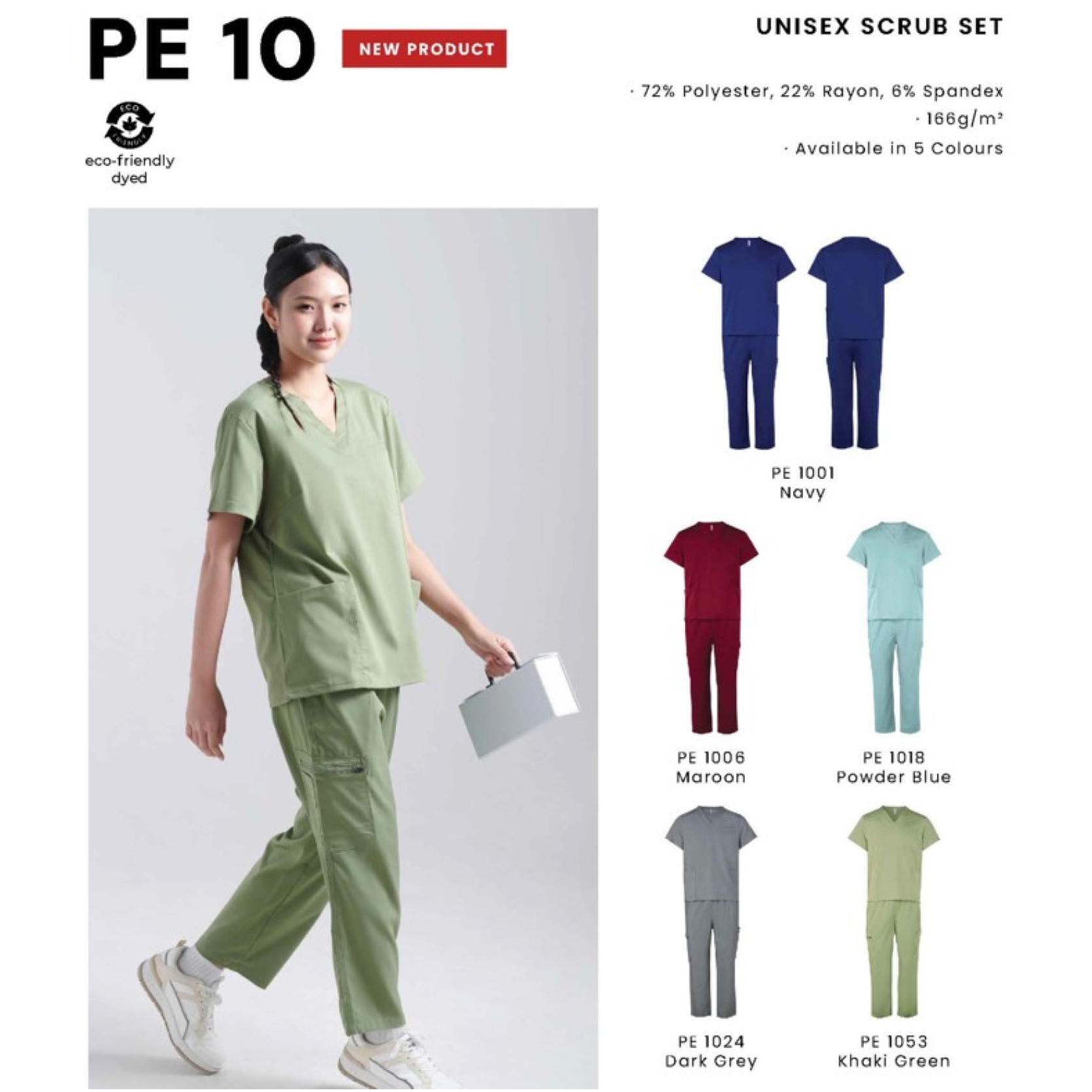PE 10 UNISEX SCRUB SET