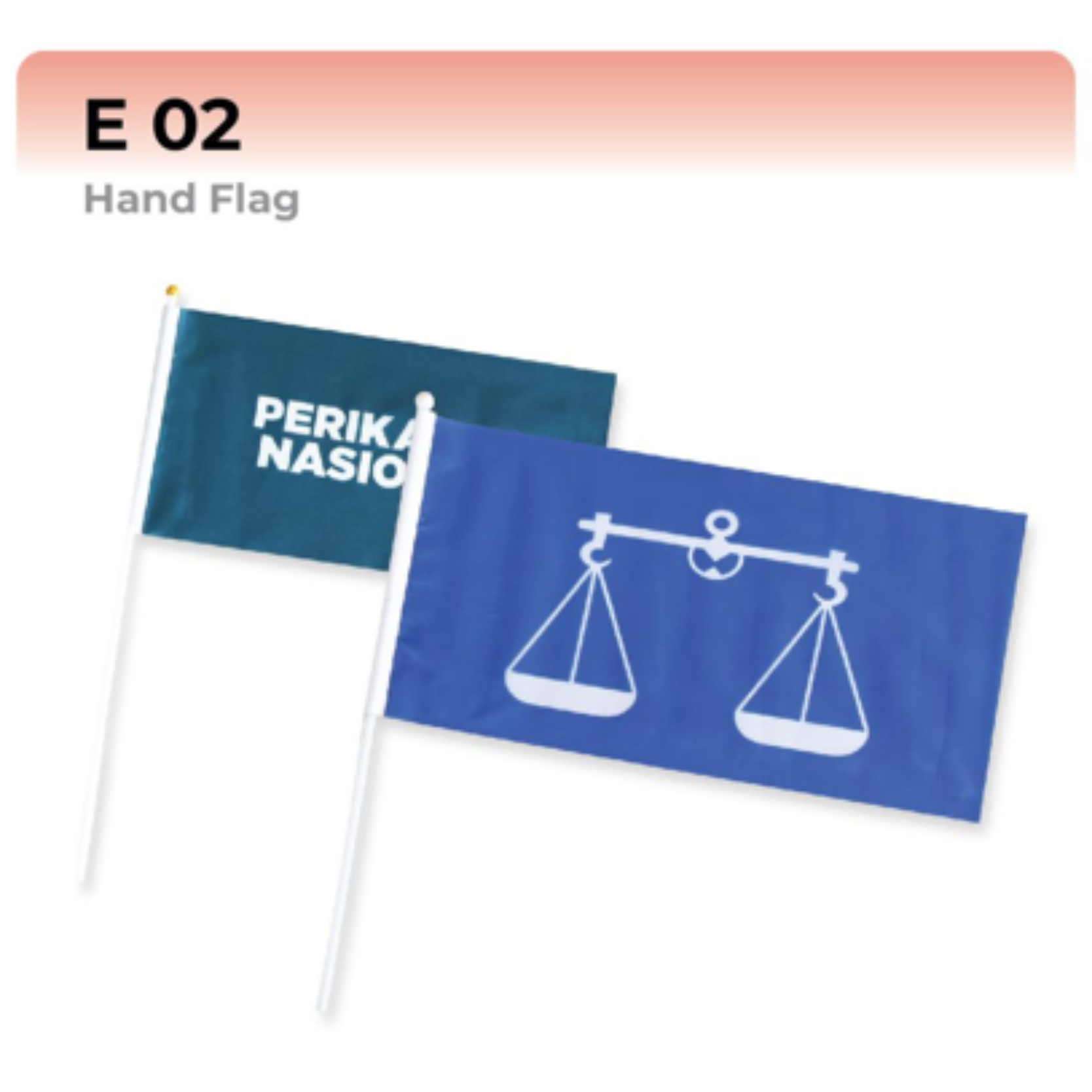 E 02 Hand Flag