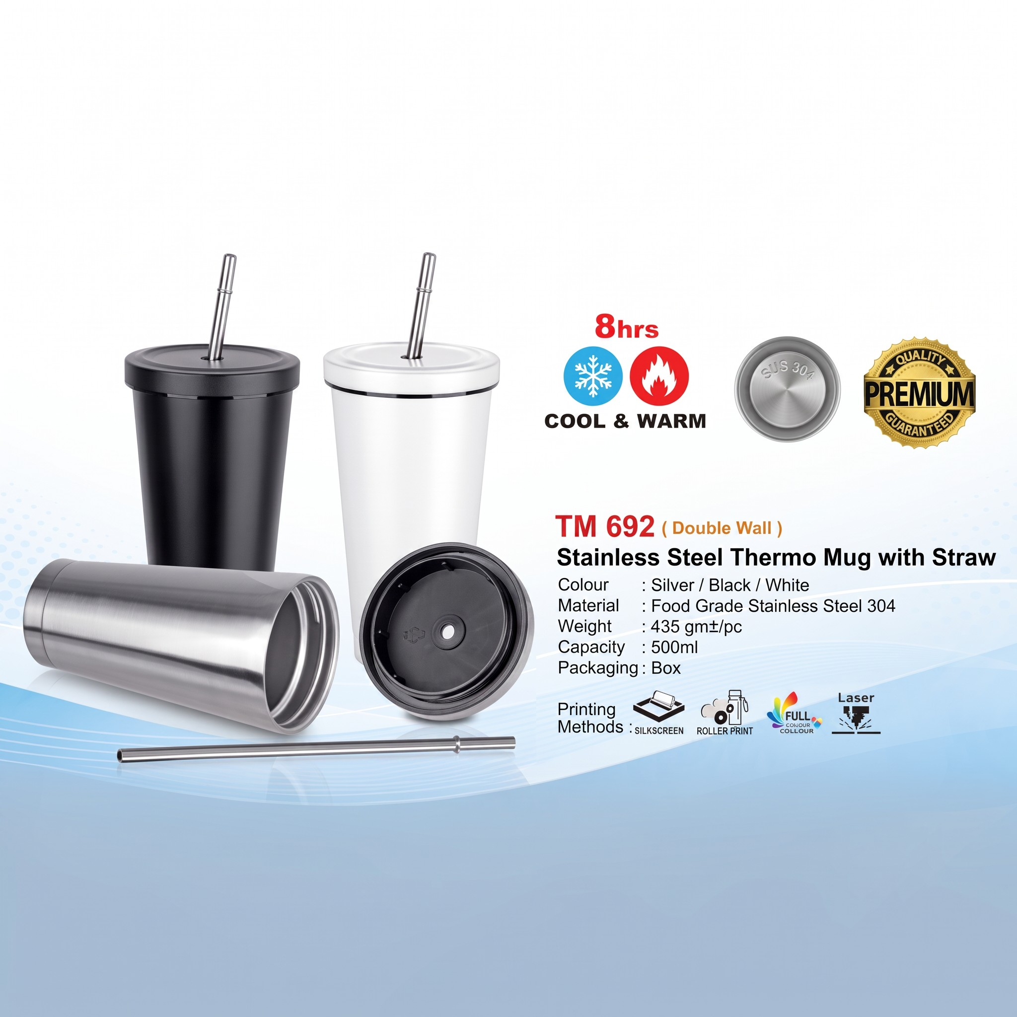TM 692 Stainless Steel Thermo Mug