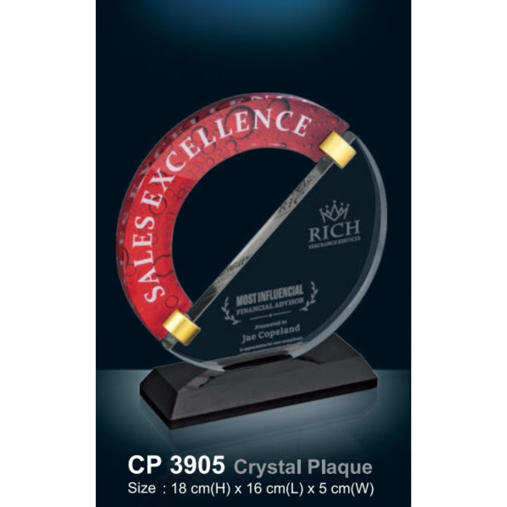 Crystal Plaque