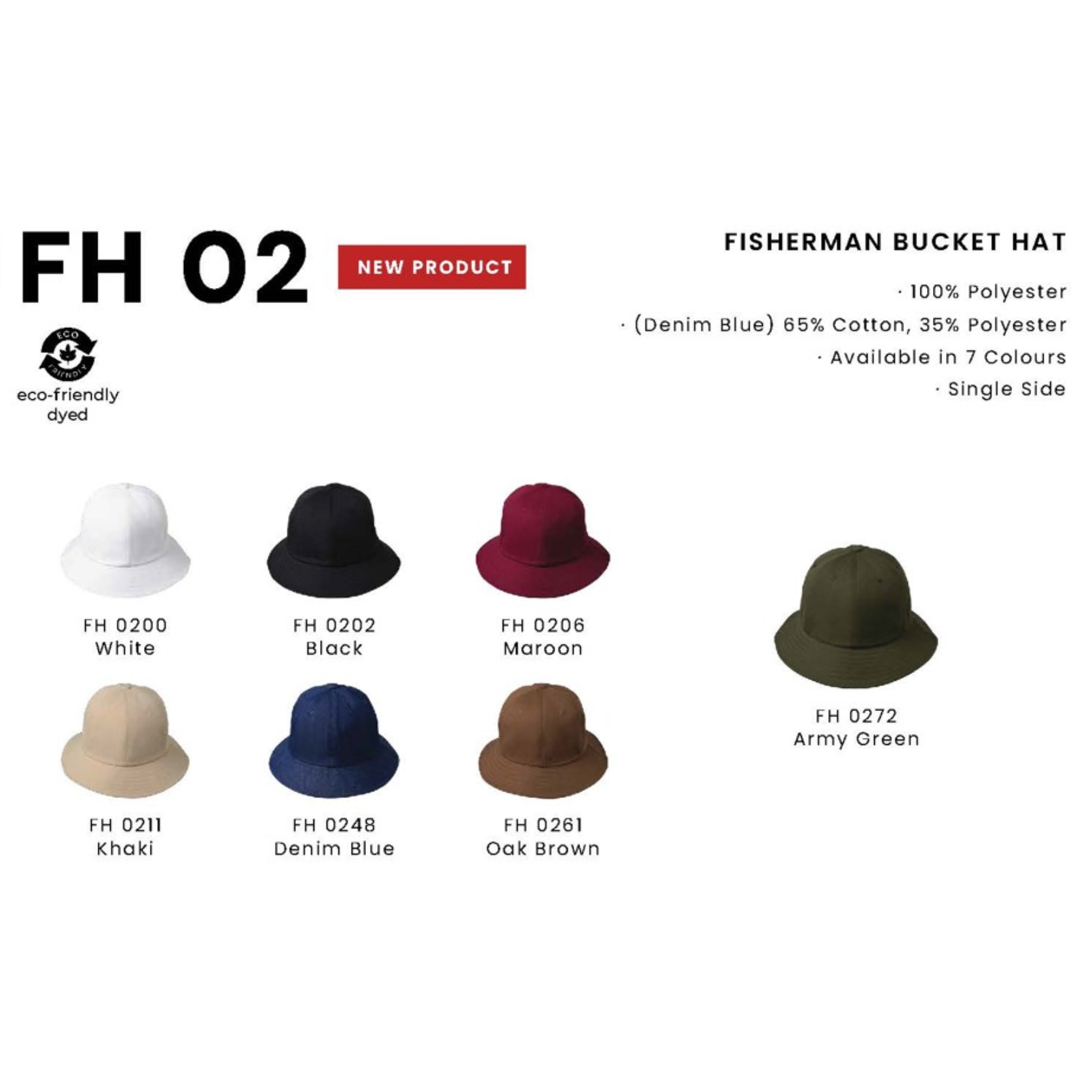 FH 02 FISHERMAN BUCKET HAT