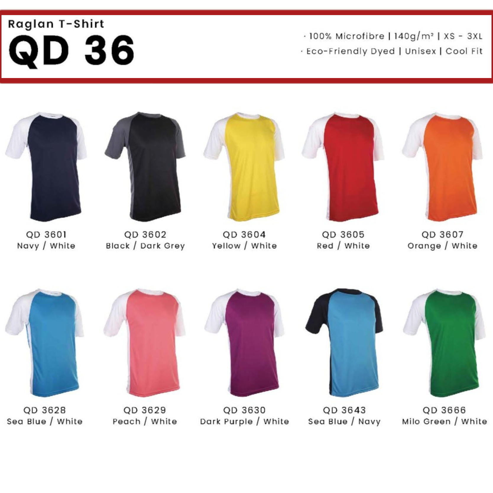 QD 36 Raglan T-Shirt