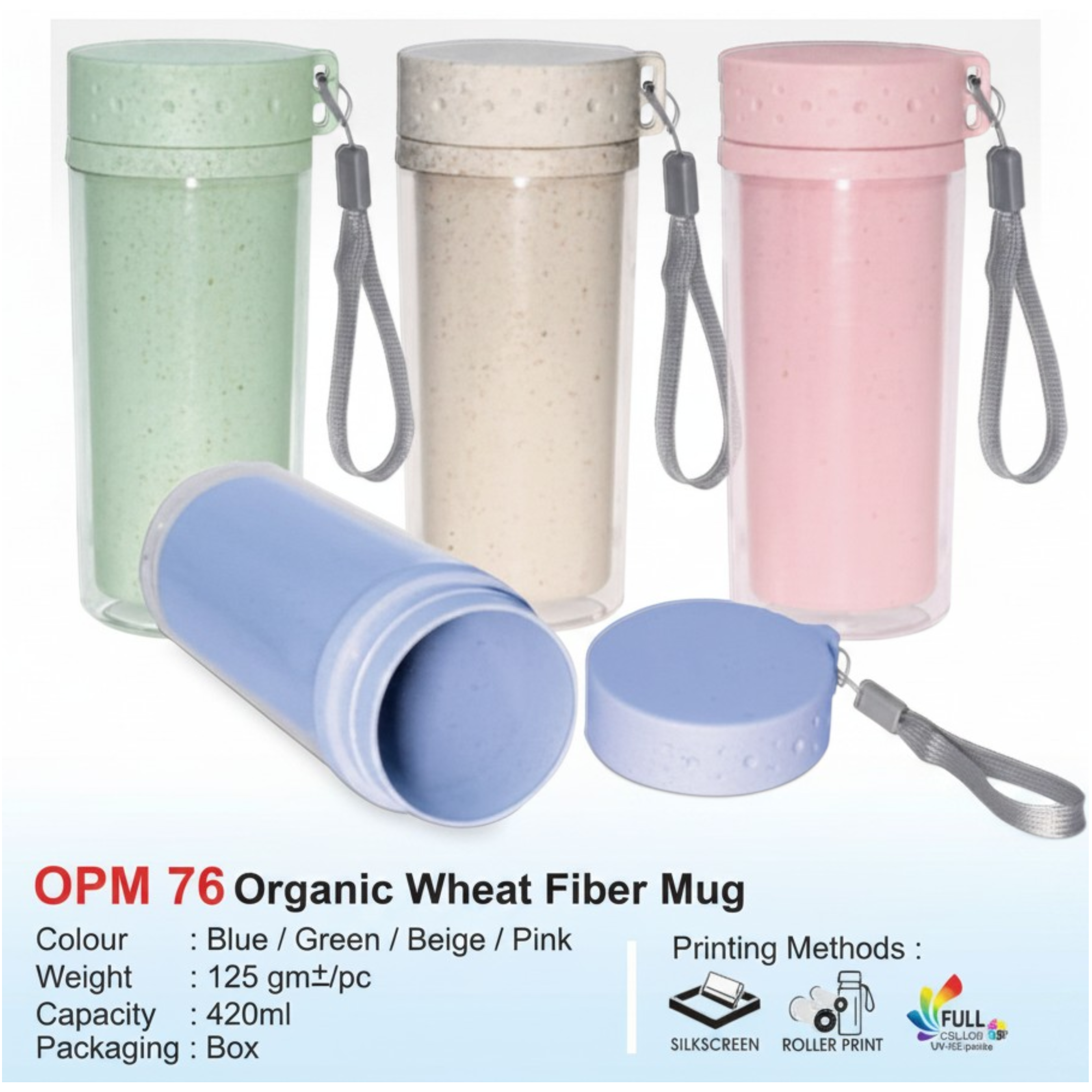 OPM 76 Organic Wheat Fiber Mug