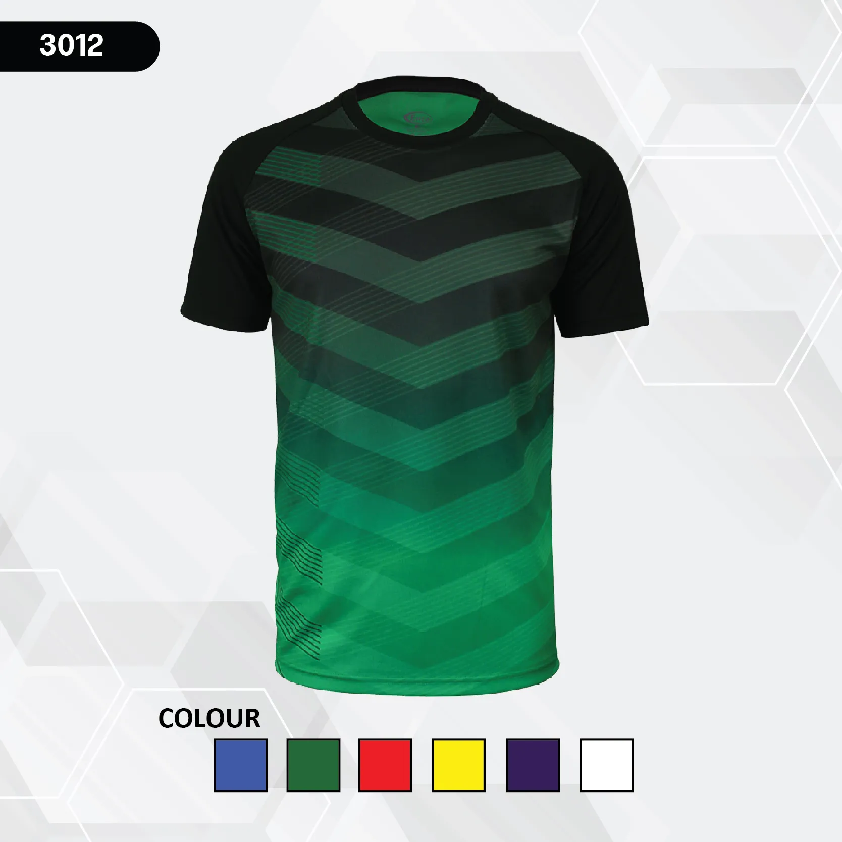 ENZO CODE 3012 SUBLIMATED STRIPES JERSEY