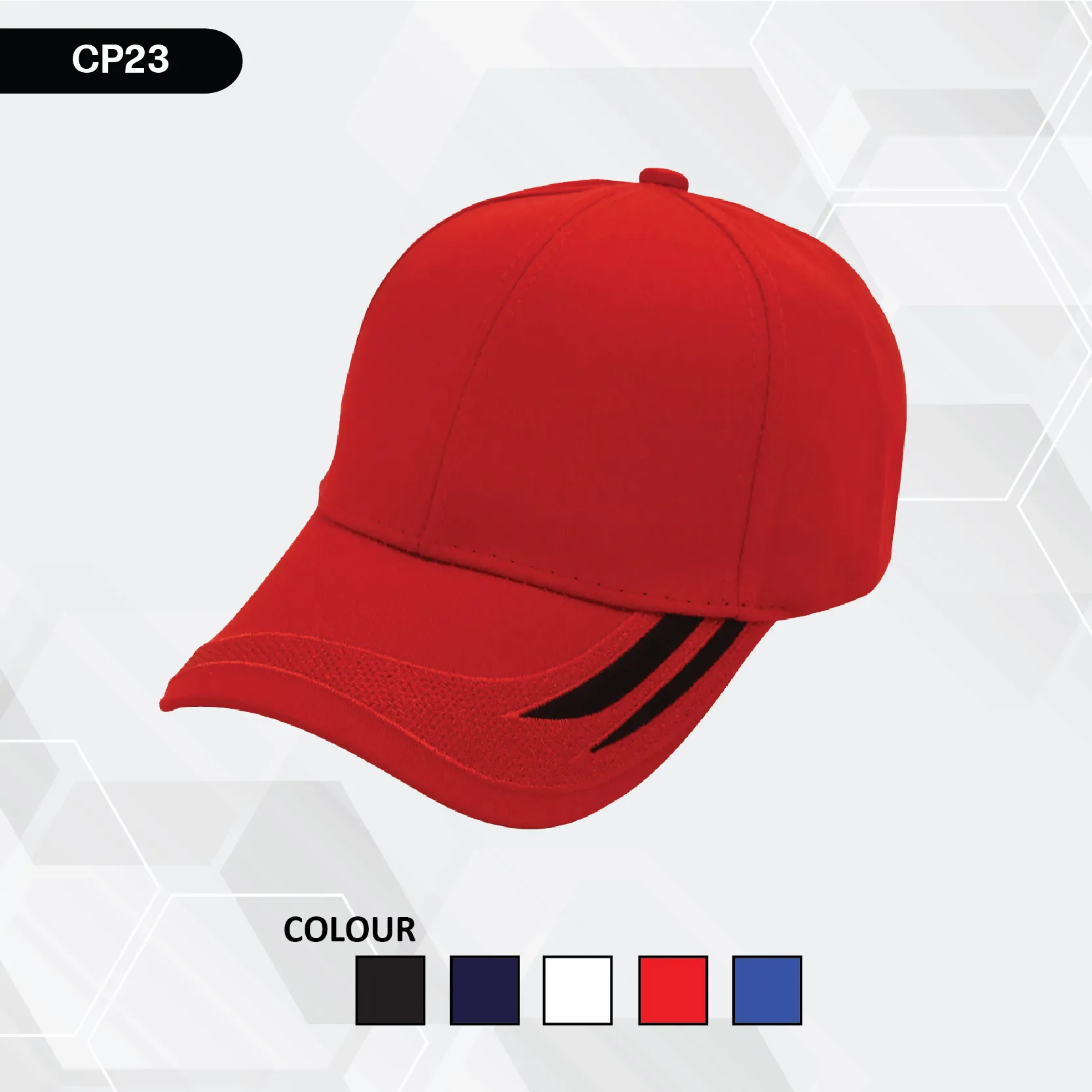 ENZO CODE CP23 EMBROIDERY BASEBALL CAP