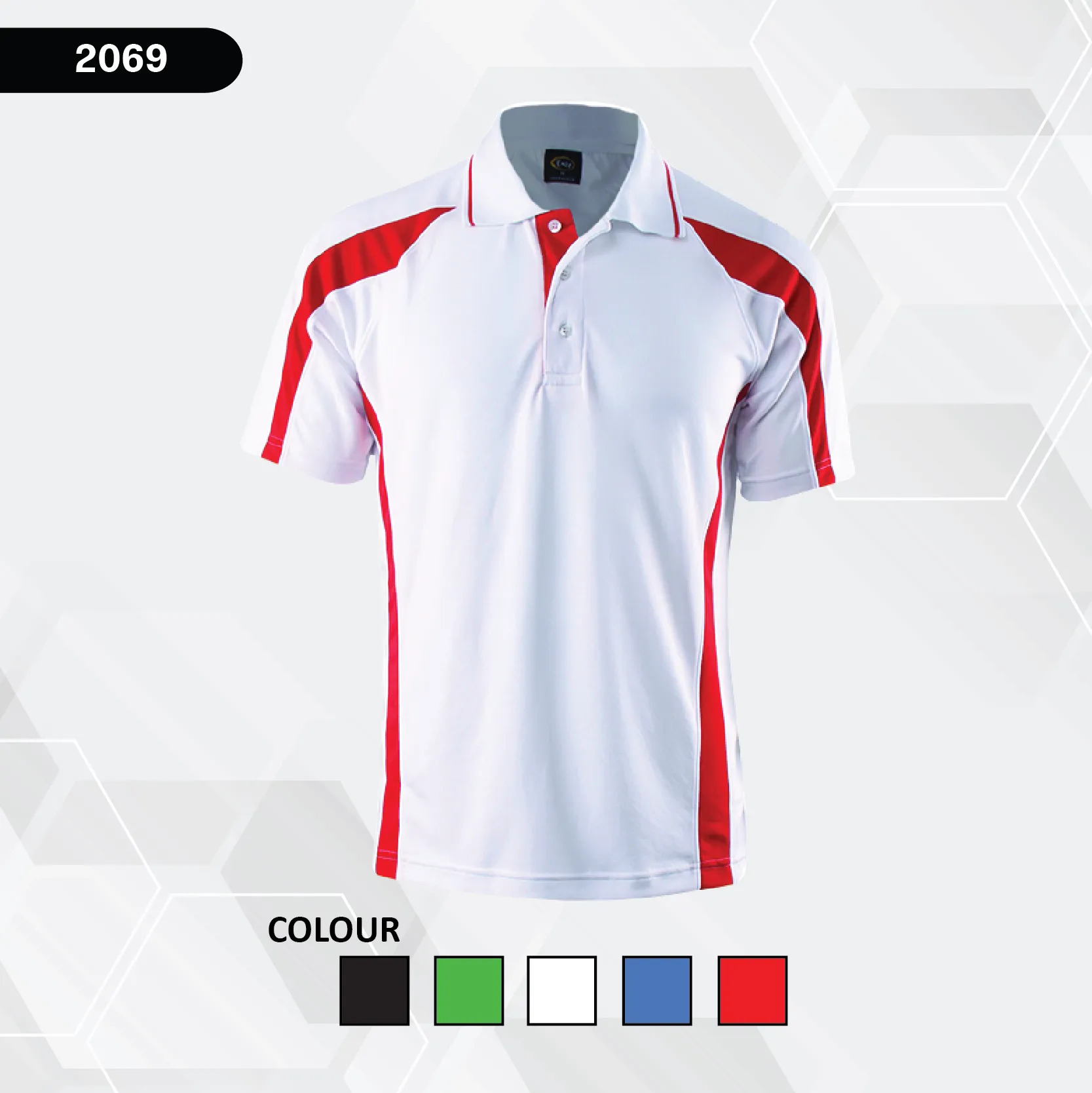 ENZO CODE 2069 CUT & SEW PANEL POLO