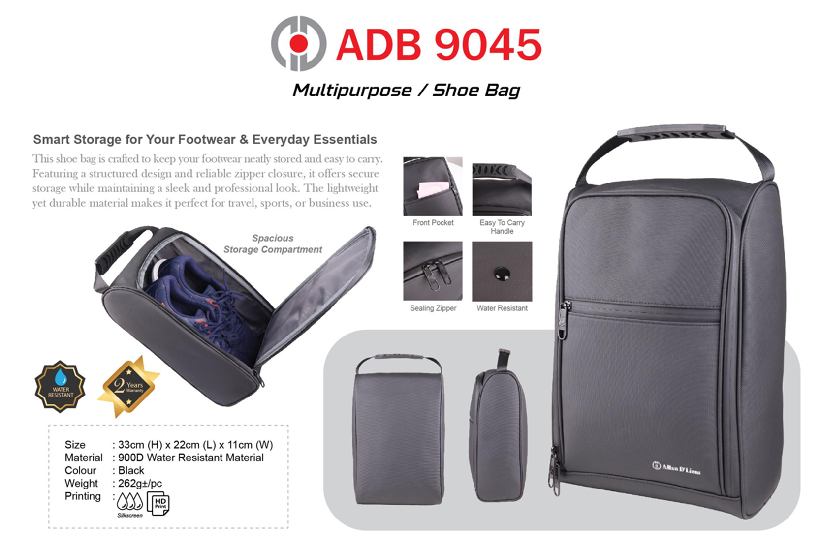 ADB 9045 Shoe Bag