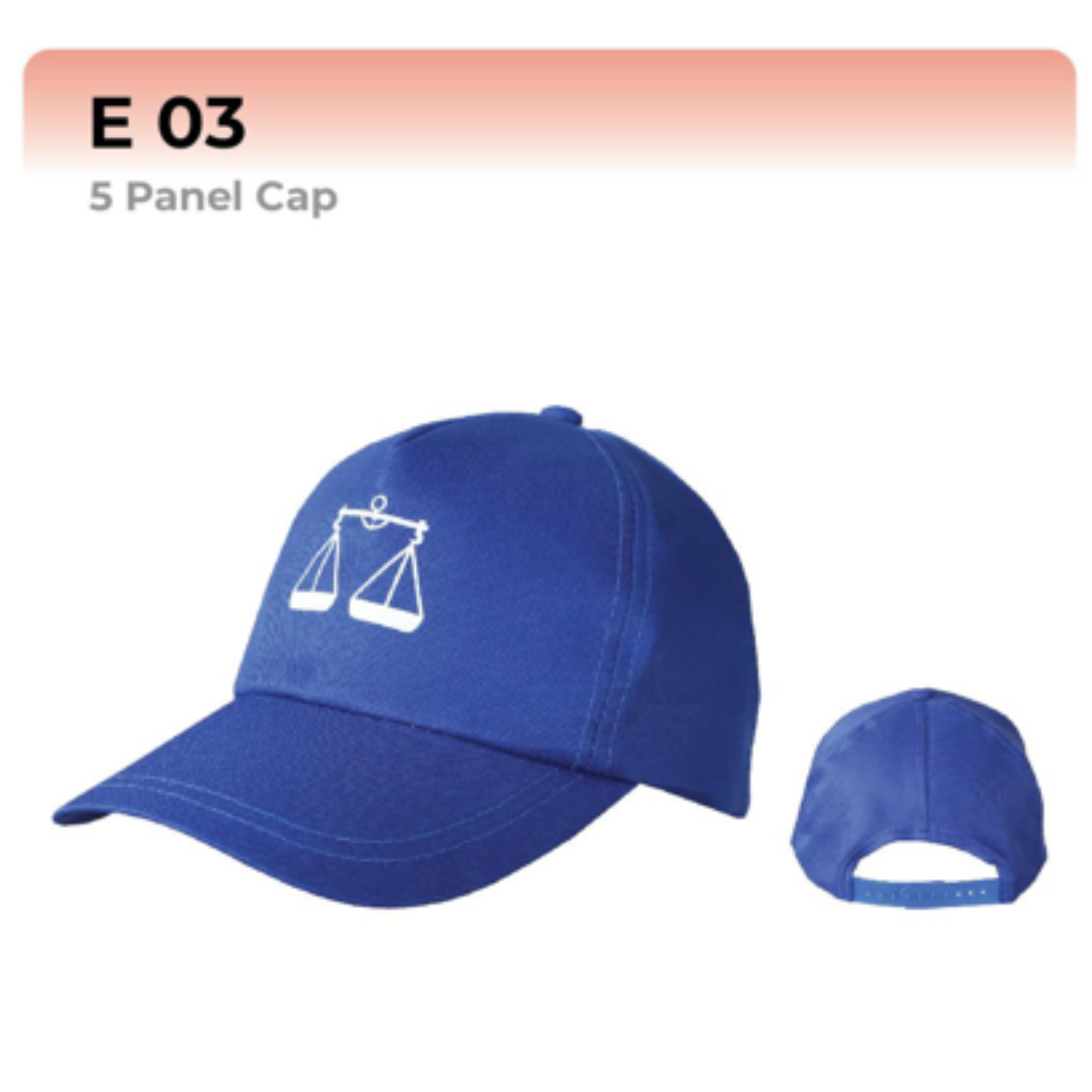 E 03 (5 Panel Cap)