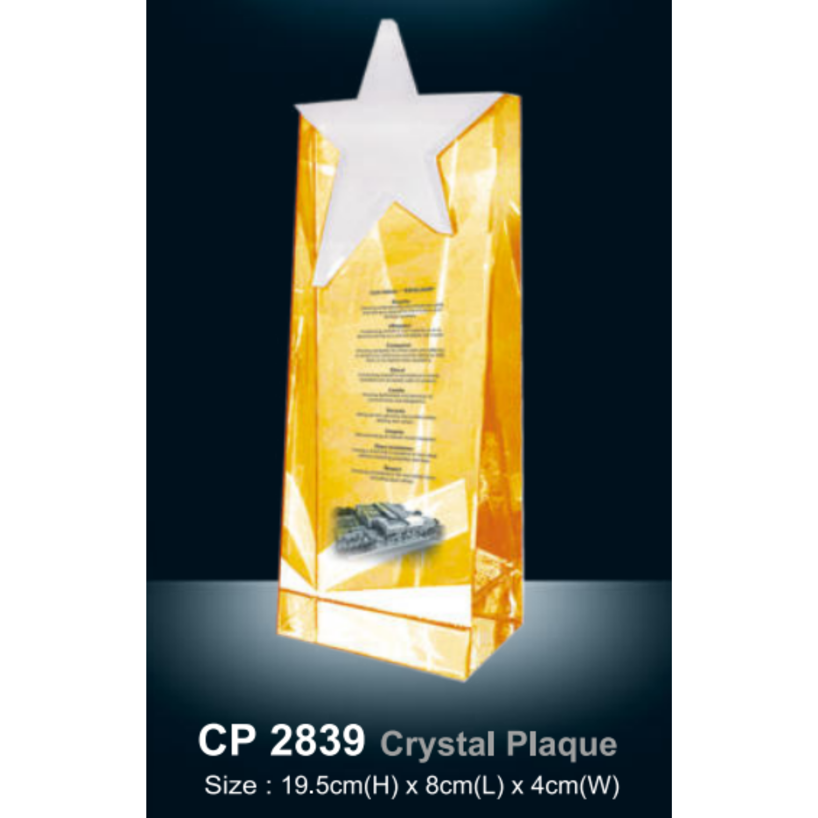 Cystal Plaque