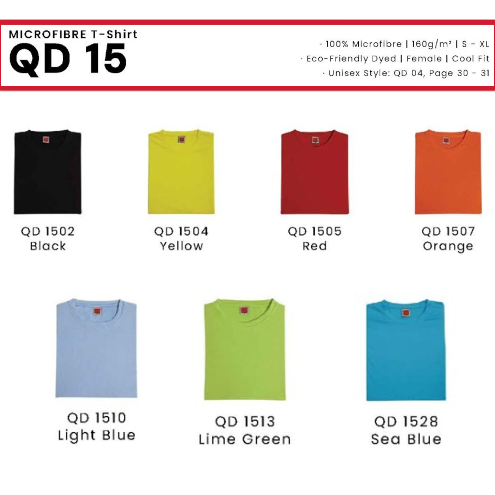 QD 15 MICROFIBRE T-Shirt