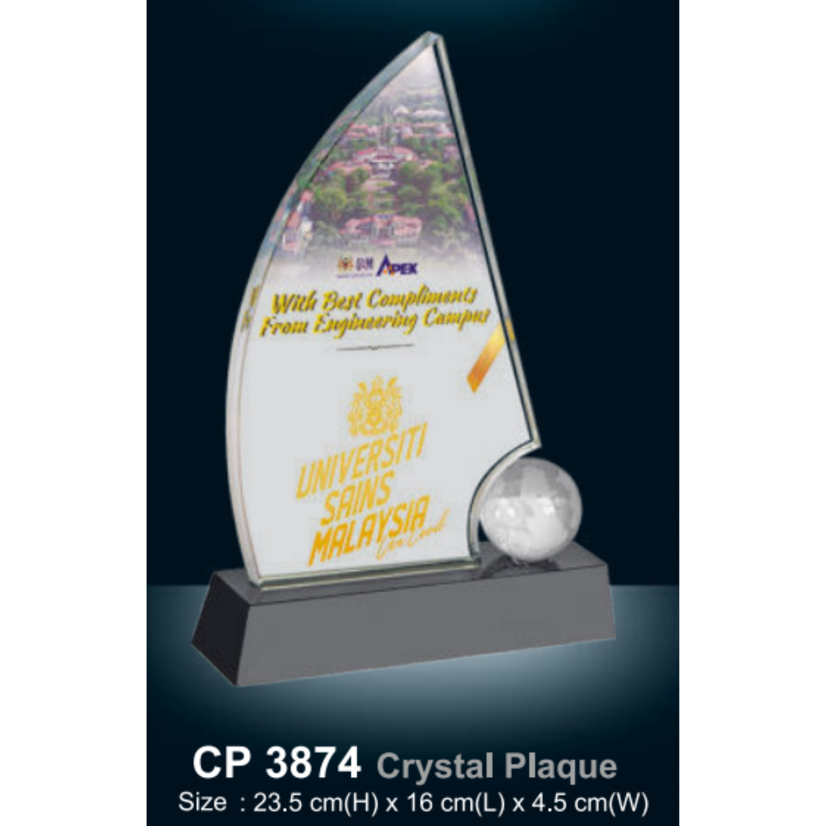 Crystal Plaque