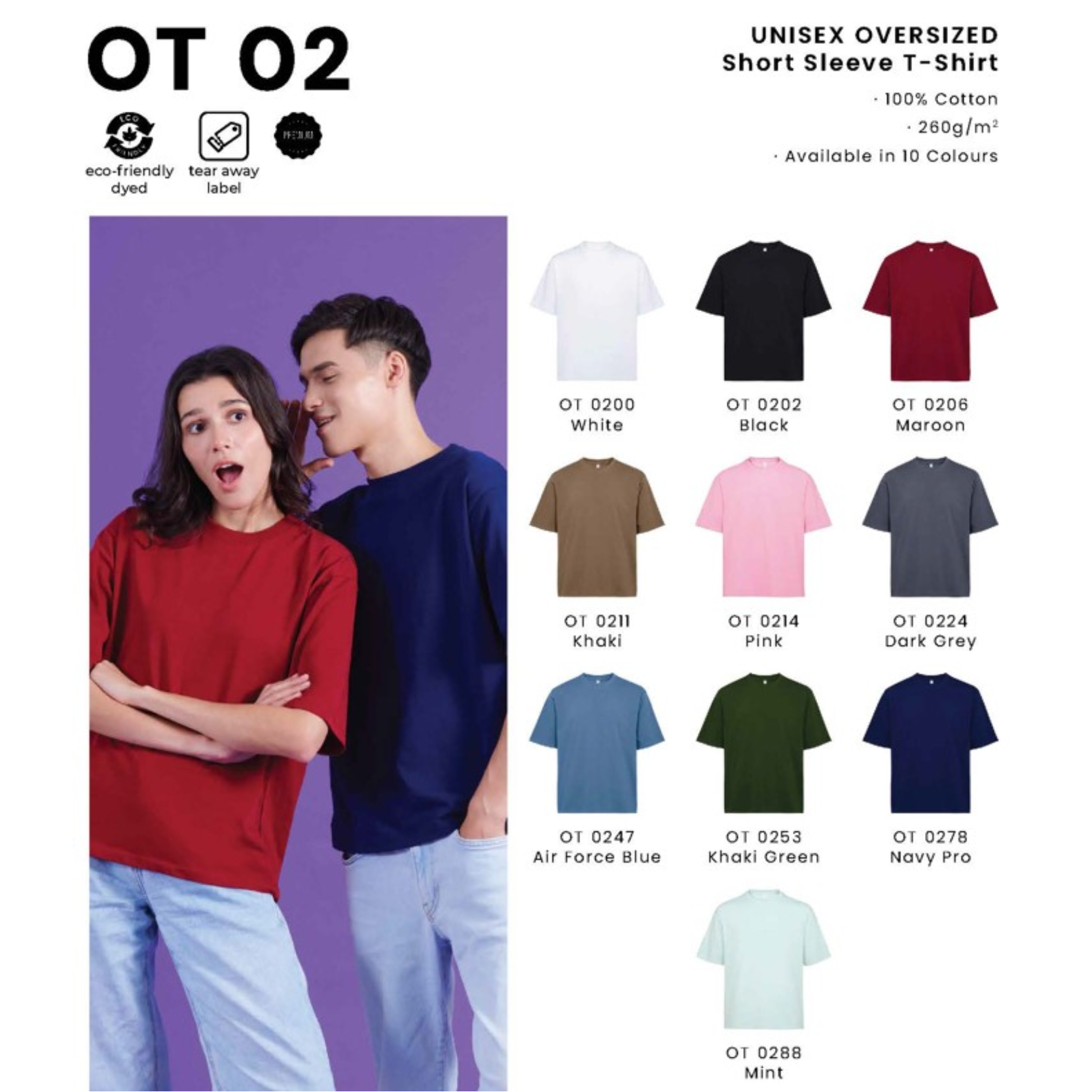 OT 02 UNISEX OVERSIZED Short Sleeve T-Shirt
