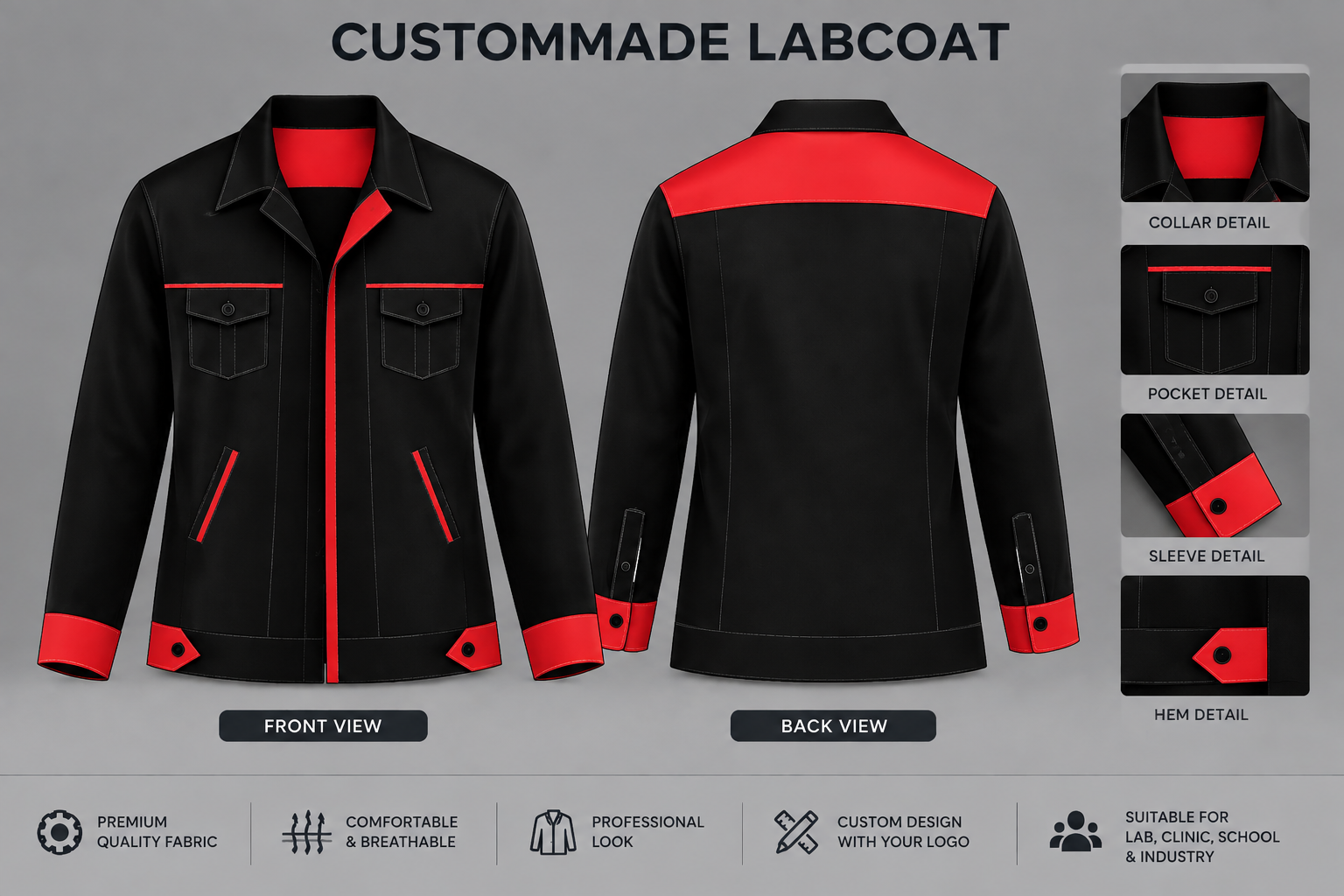 CUSTOMMADE LABCOAT