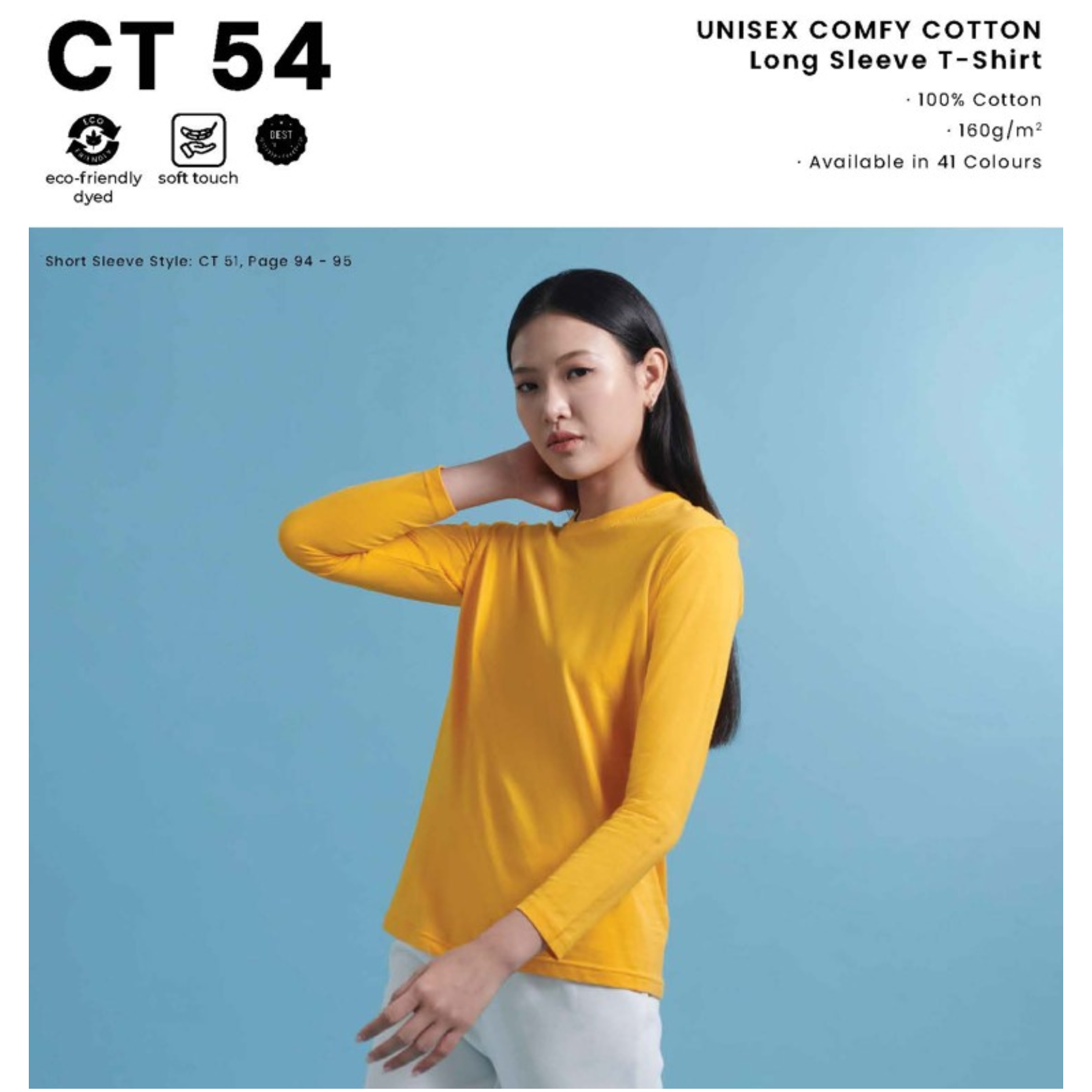 CT 54 UNISEX COMFY COTTON Long Sleeve T-Shirt