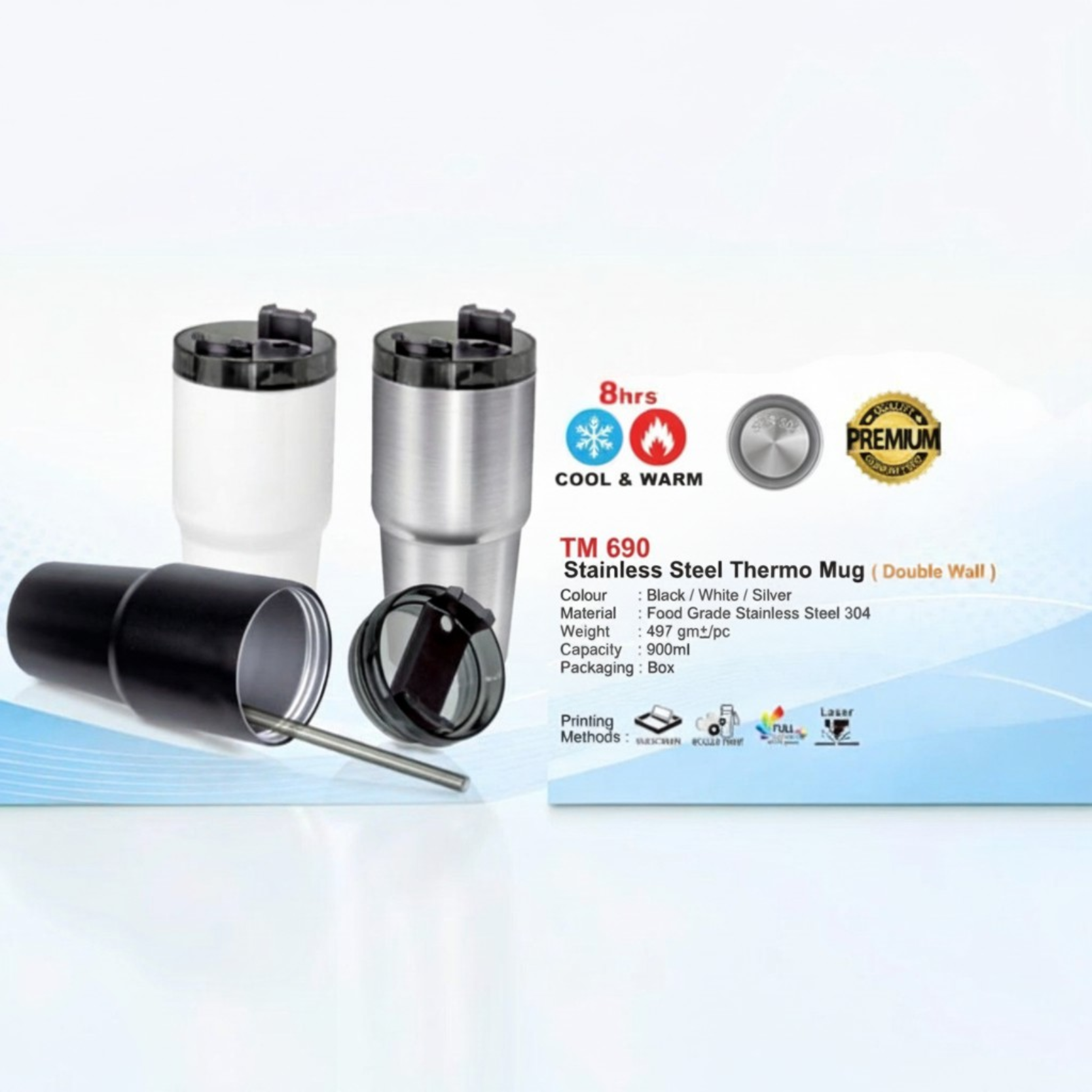 TM 690 Stainless Steel Thermo Mug
