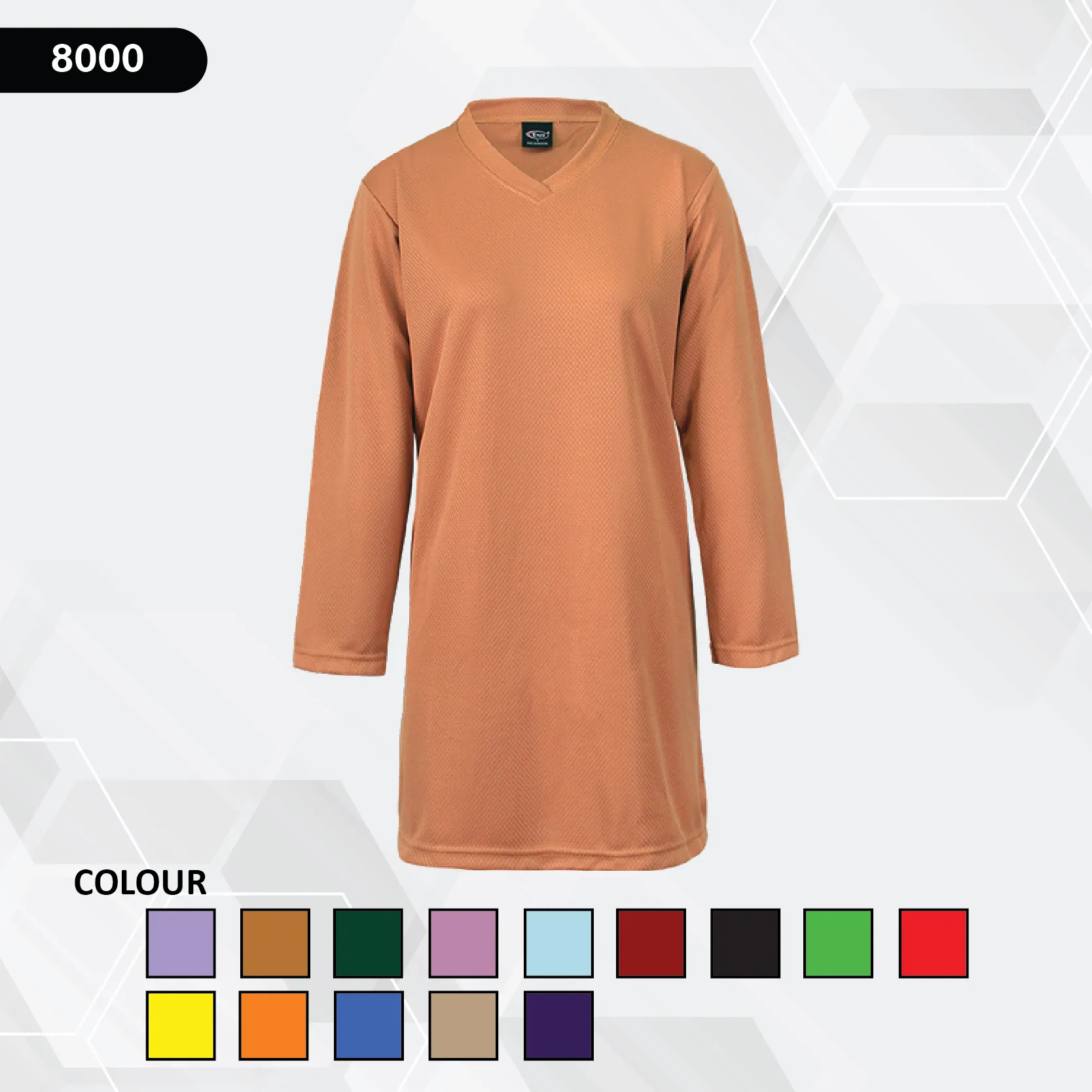 ENZO CODE 8000 PLAIN VNECK MUSLIMAH
