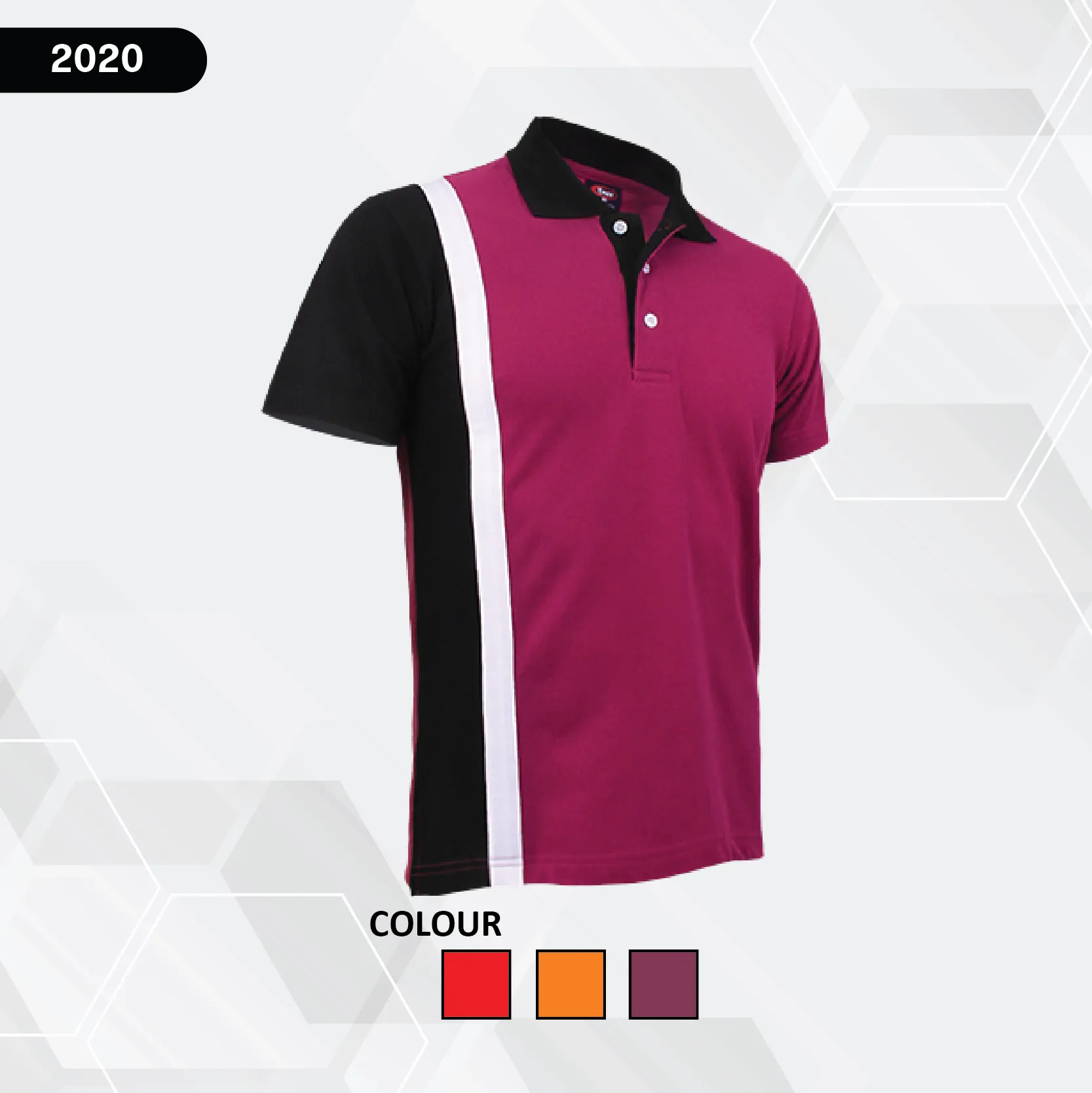 ENZO CODE 2020 POLO WIT HSIDE COLOR BLOCK