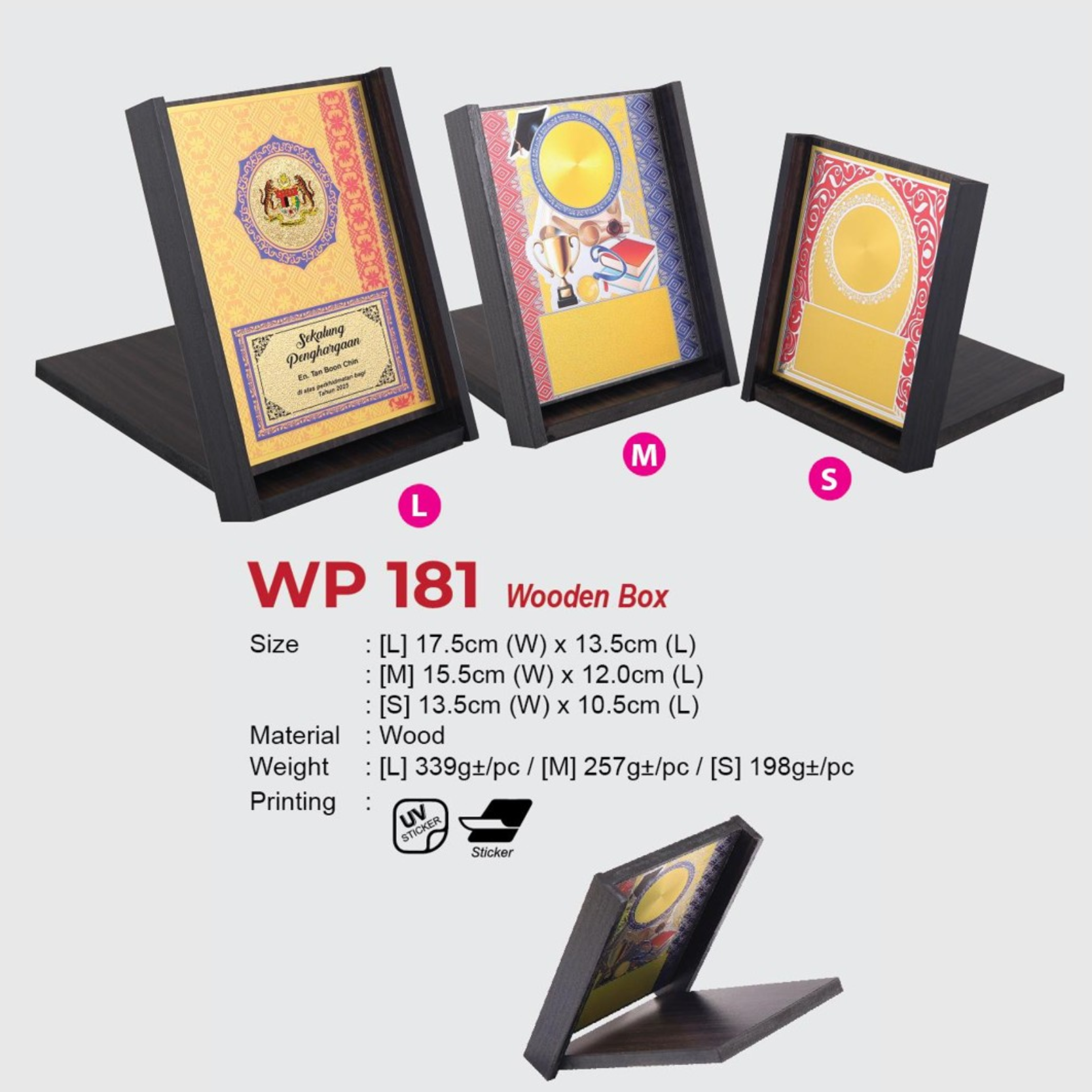 WP 181 Wooden Box