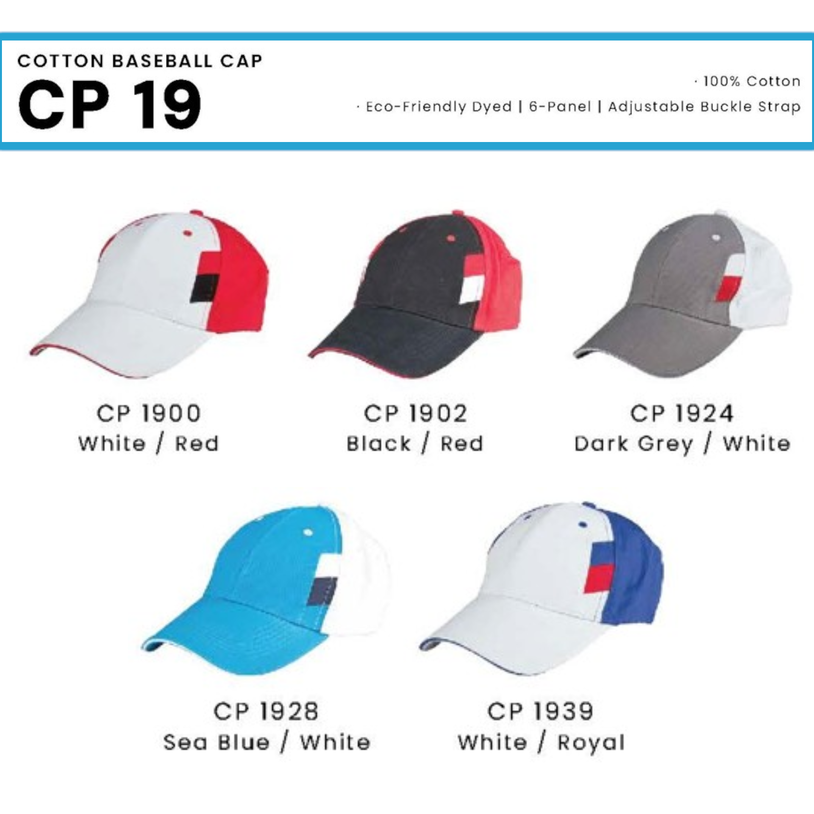 CP 19 COTTON BASEBALL CAP