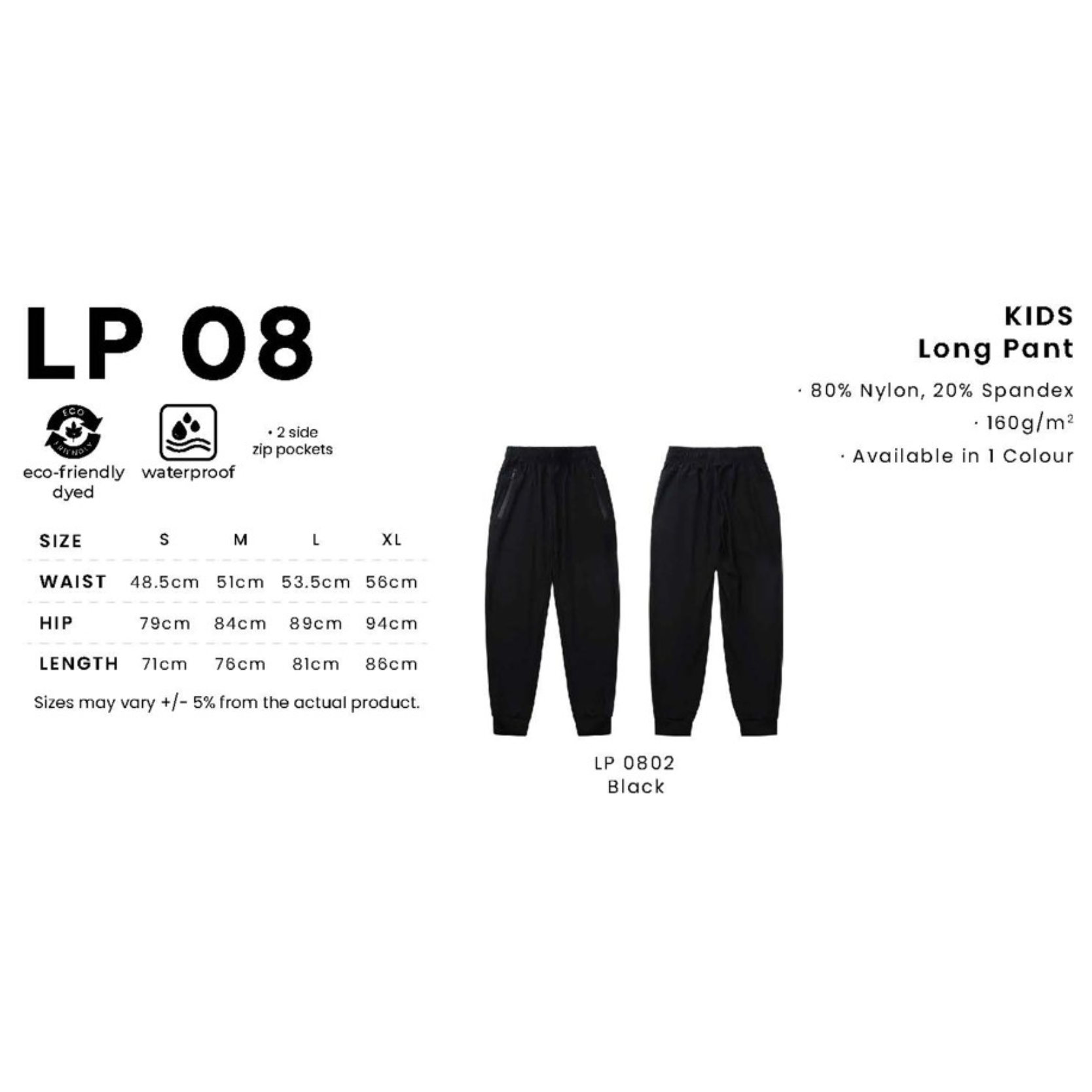 LP 08 KIDS Long Pant