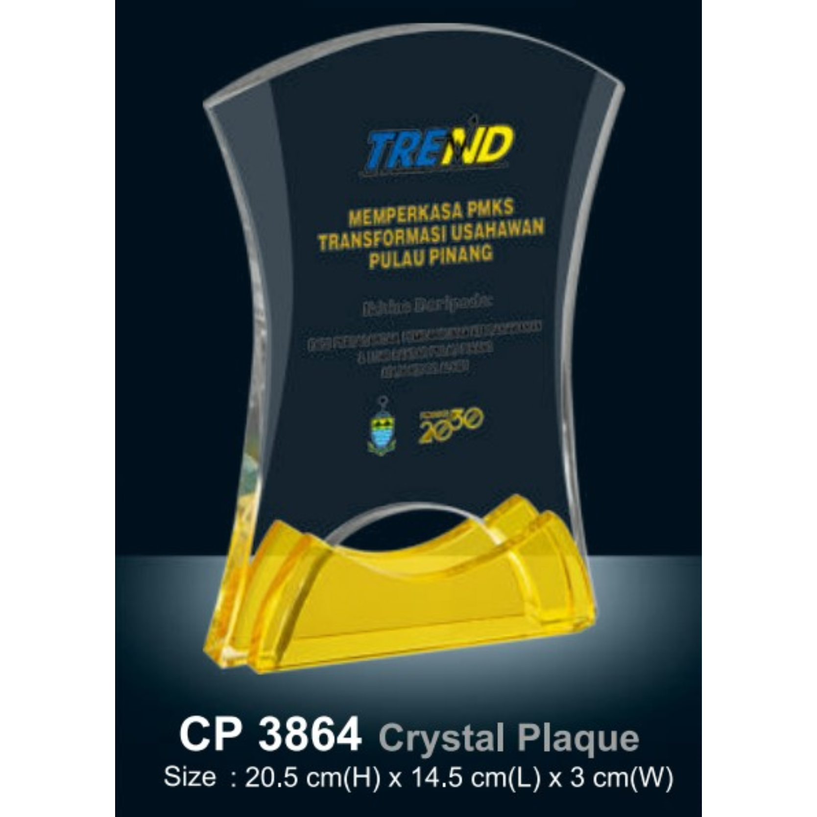 Crystal Plaque