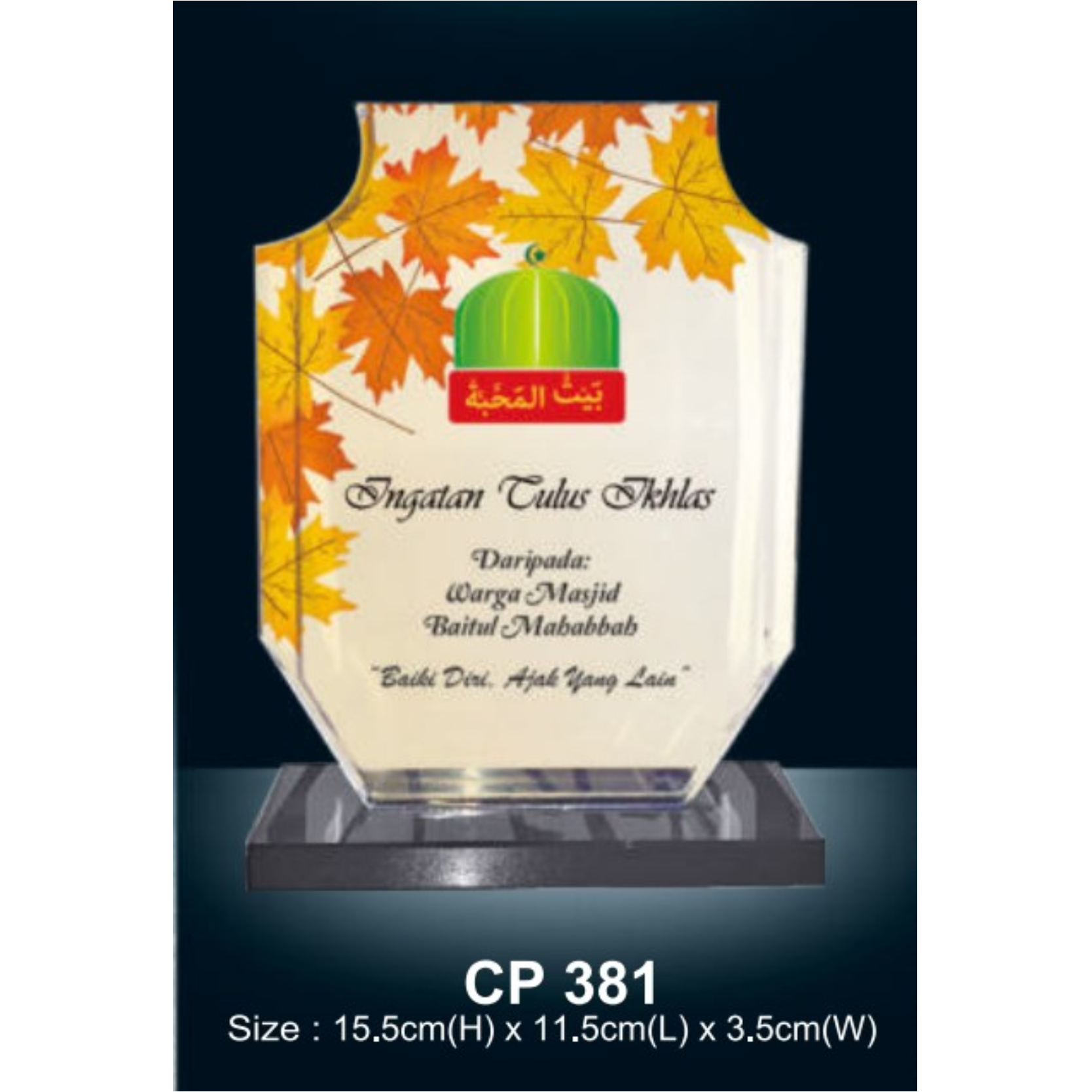 Crystal Plaque