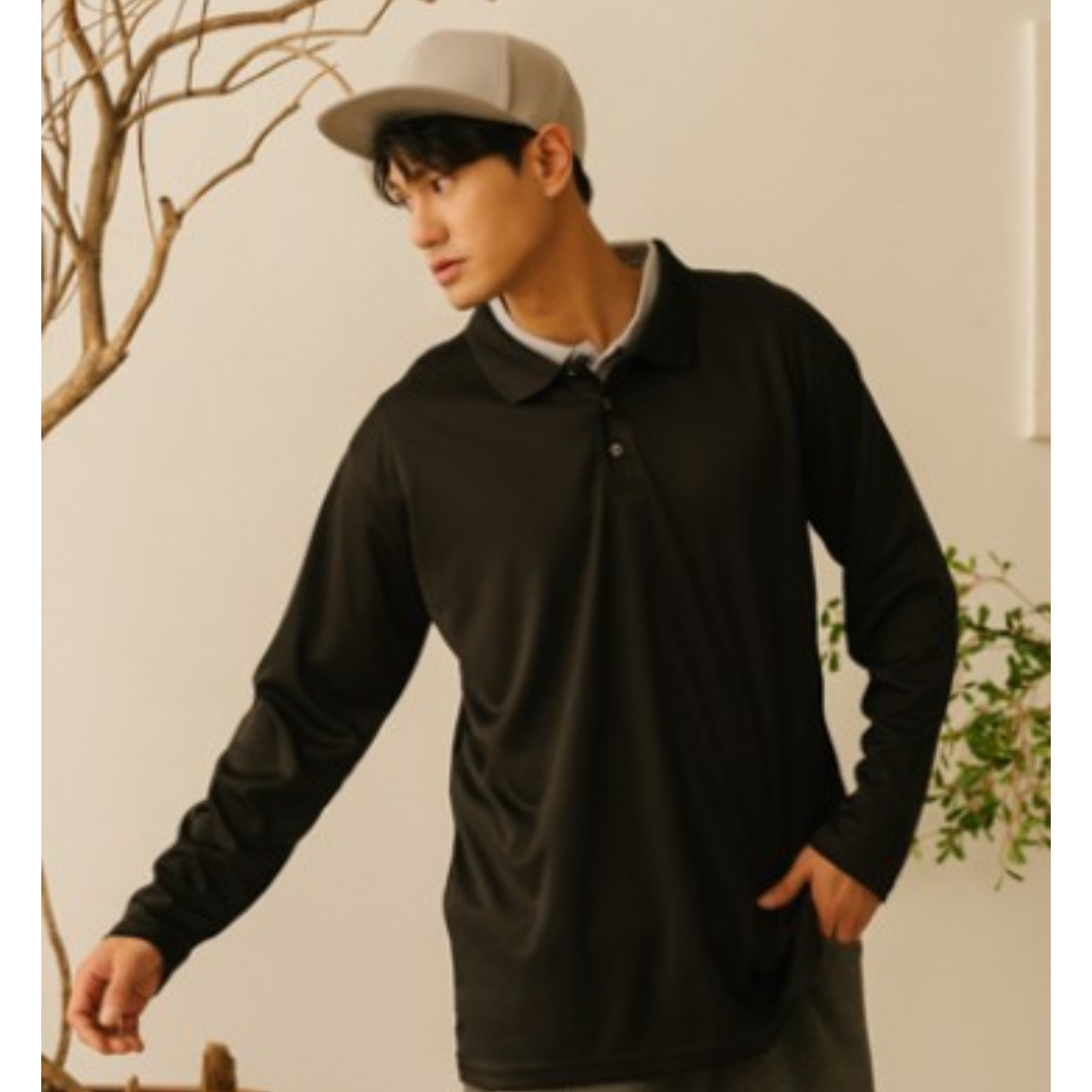 QDPL 55 Basic Quick Dry Polo Long Sleeve
