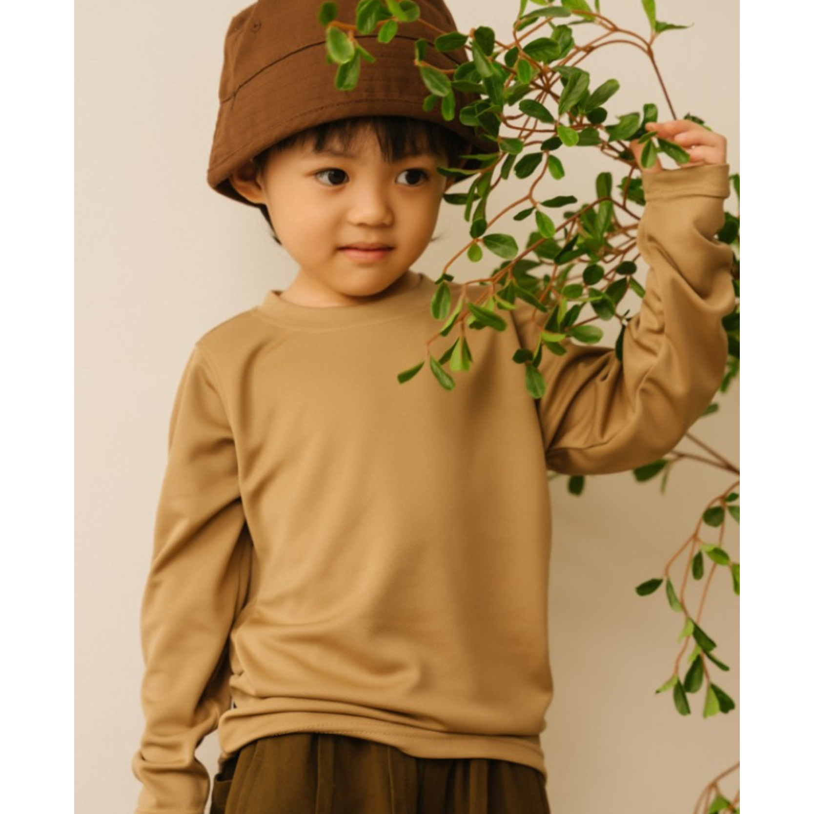 QDYL 62 Basic Quick Dry Kids Round Neck Long Sleeve