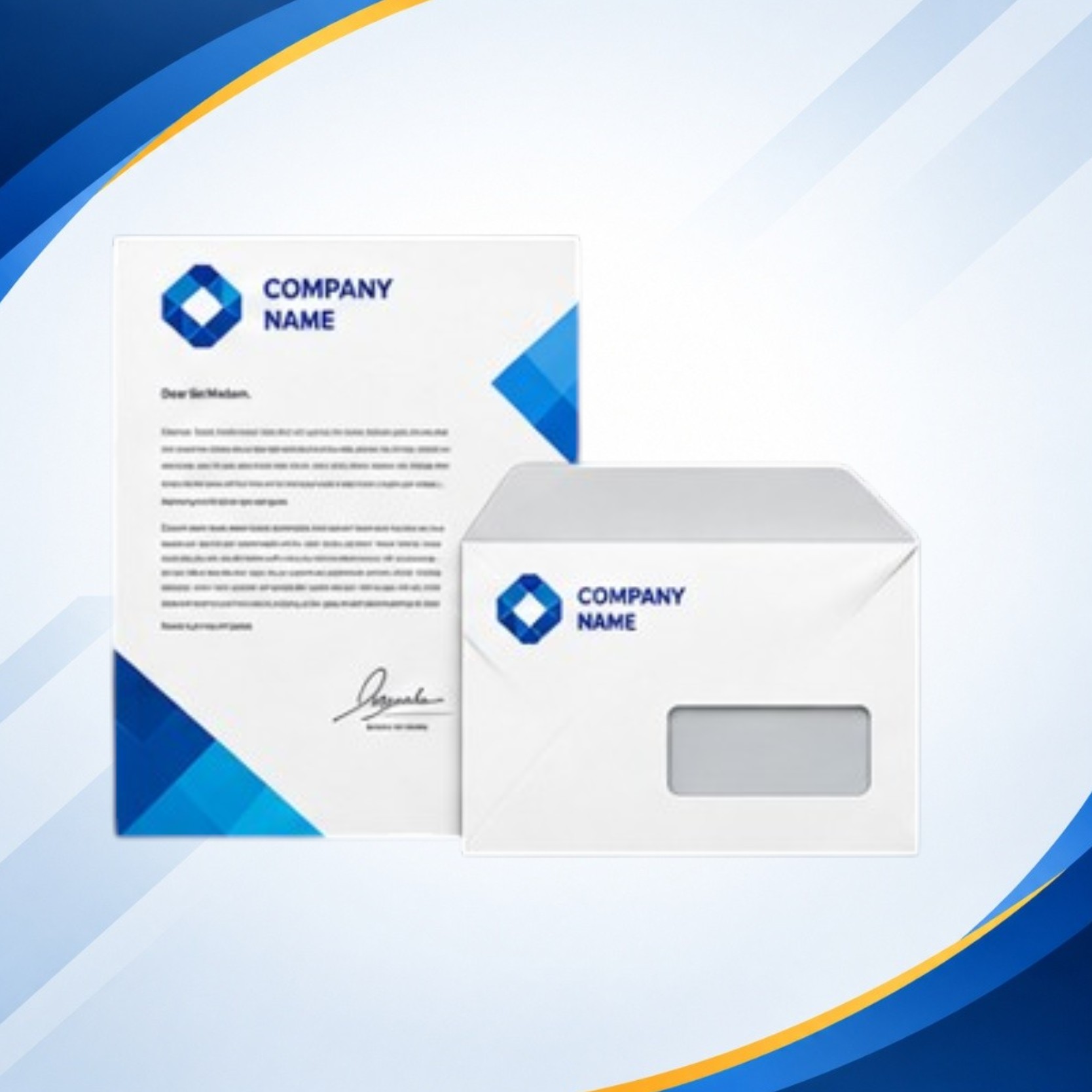 Letterheads / Envelopes with company logo