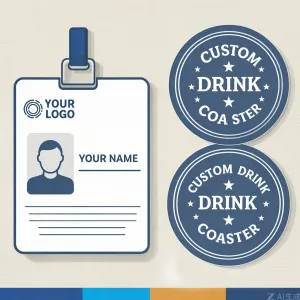 Custom made ID Card, Car sign, Coaster etc.